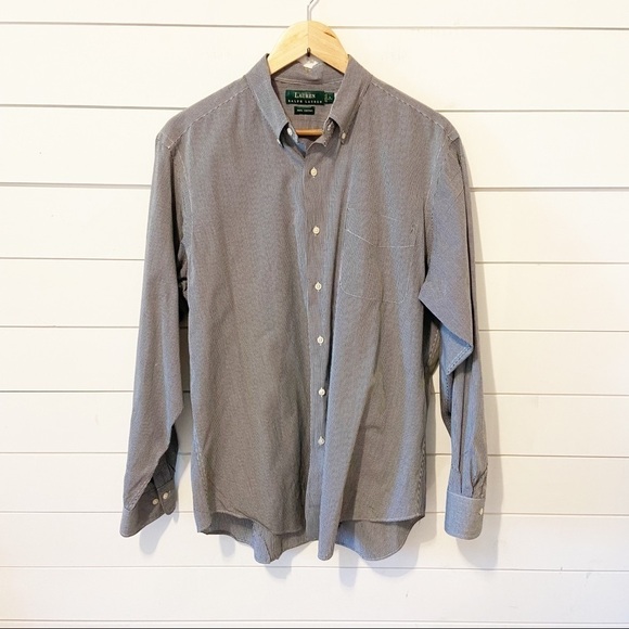 Lauren Ralph Lauren Gray Dress Shirt - Picture 1 of 6